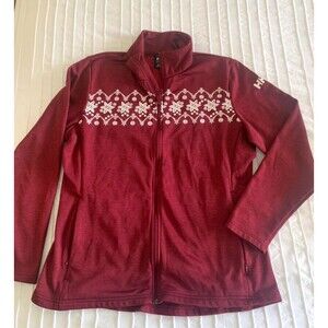 Helly Hansen Red Nordic Fleece Womens XL performance luxury ski winter outdoor